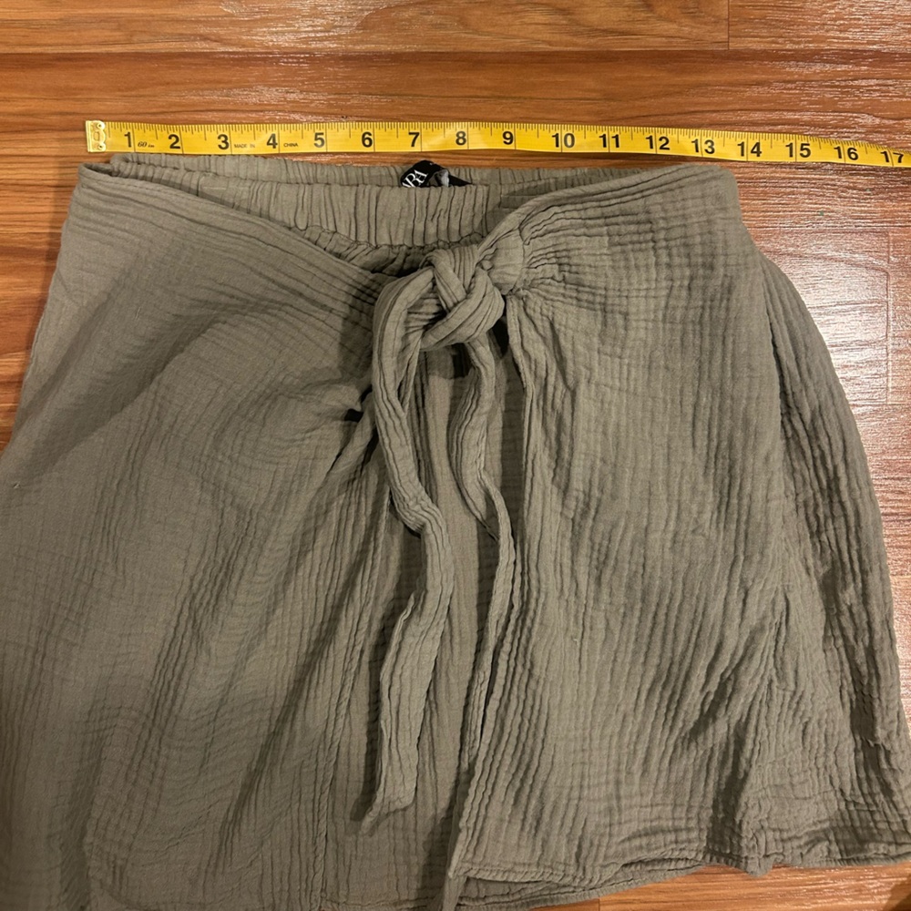 Zara Wrap Tie Style Mini Skirt Women’s Size Medium - Picture 6 of 9